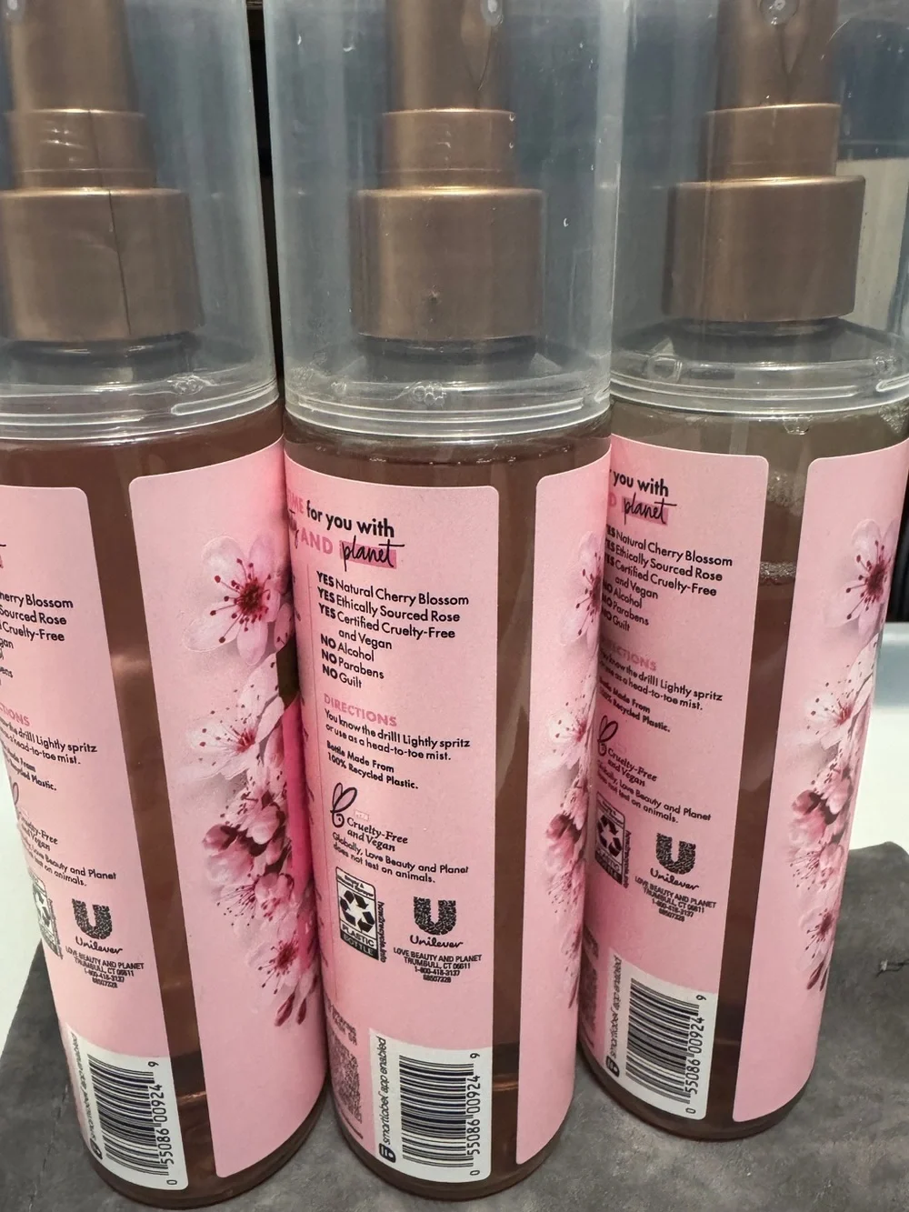 Beloved cherry blossom & tea rose body mist